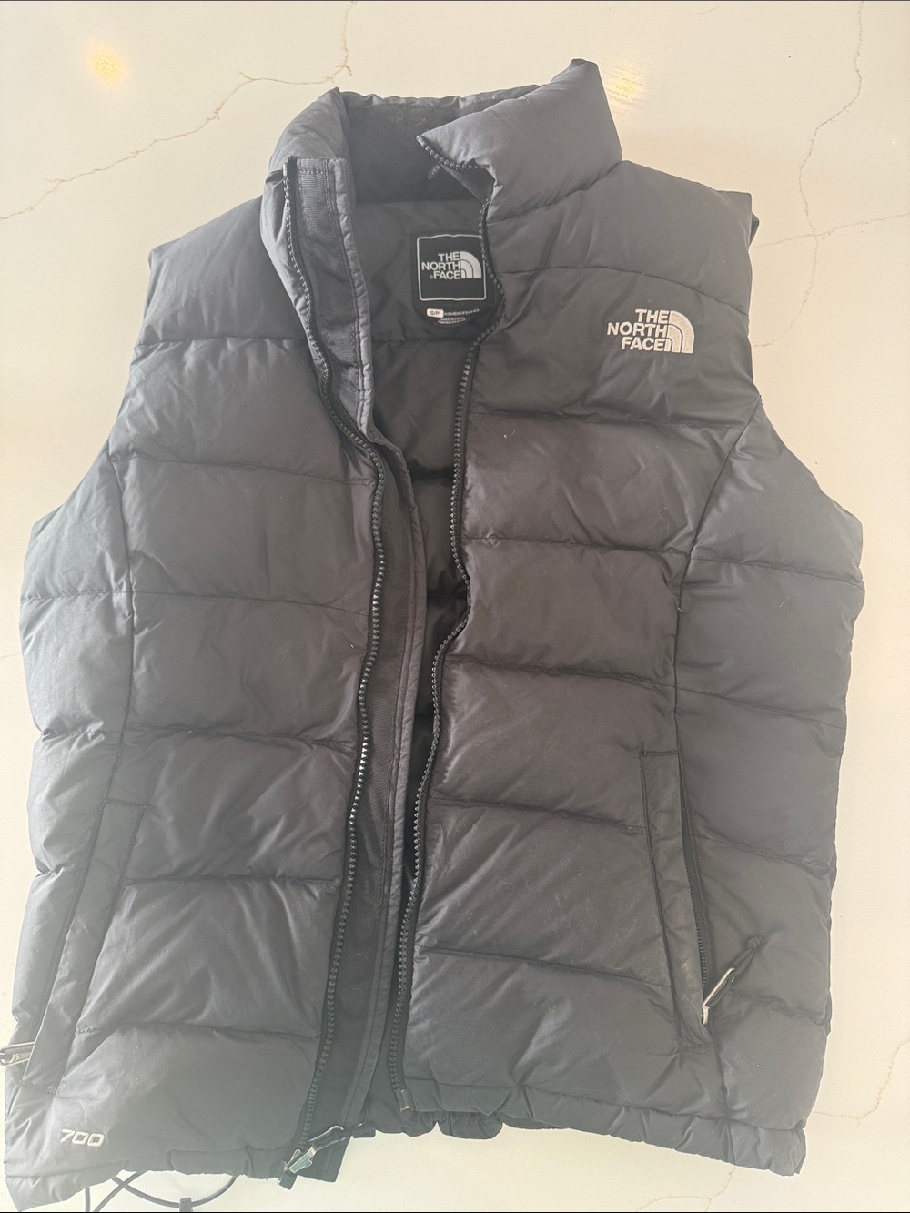 The North Face Black Quilted Down Coat